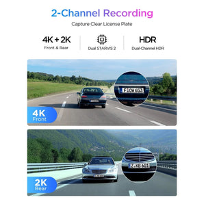 Viofo A329S 2CH Dash Cam 2 Channel 4K Front 2K Rear