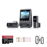 Viofo A329S 3CH dash cam bundle with HK6 hardwire kit, 8pcs fuse taps and 512GB card