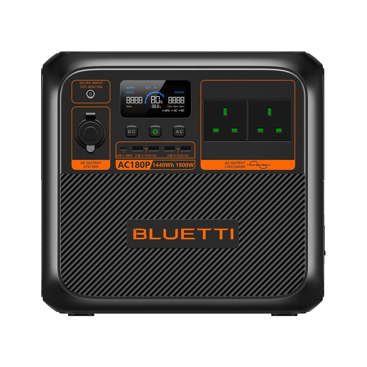 Bluetti AC180P 1440Wh Portable Battery Power Station
