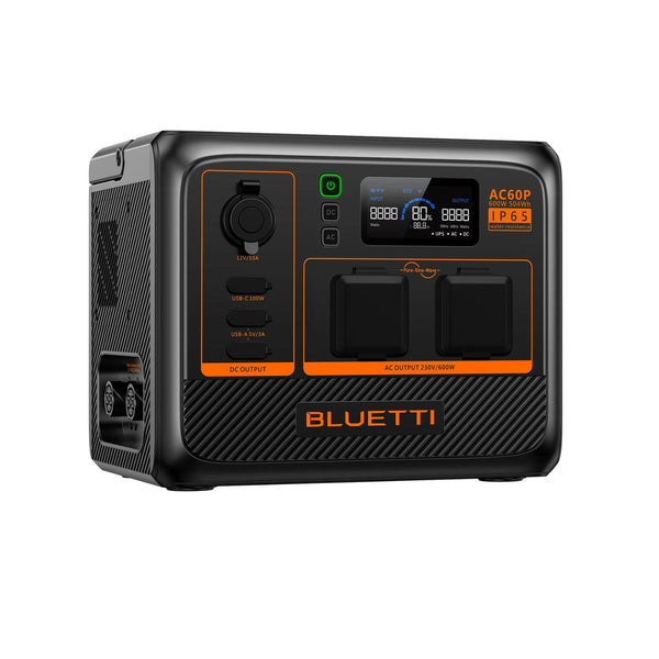 Bluetti AC60P 504Wh IP65 Portable Battery Power Station