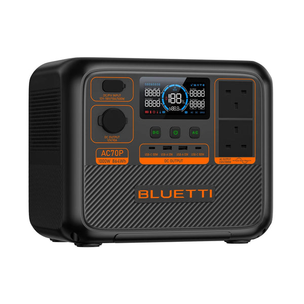 Bluetti AC70P 864Wh Portable Battery Power Station