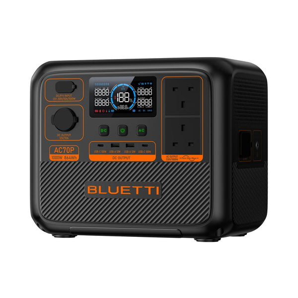Bluetti AC70P 864Wh Portable Battery Power Station