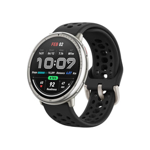 Amazfit Active 2 Round Smart Watch Black Sport Silicone