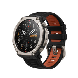 Amazfit T-Rex Ultra 2 Smart Watch Black Magma Titanium
