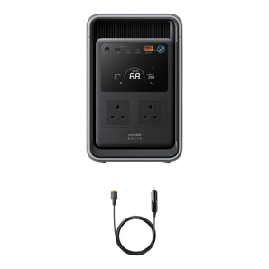 Anker SOLIX S2000 + Car Charging Cable Bundle