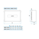 Audison Voce II AVBX 12 D4 II Subwoofer Enclosure 12" Passive Sub Box 550w RMS - CEN