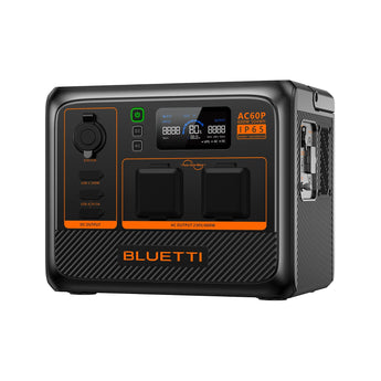 Bluetti AC60P 504Wh 600w Portable Battery Power Station LiFePO4 6 Year Warranty - CEN