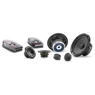 JL Audio C6-653 6.5" 3 Way Component Speakers 100w RMS