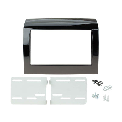 Connects 2 CT23FT21 Fiat Ducato Double Din Fascia Plate Adaptor Gloss Black