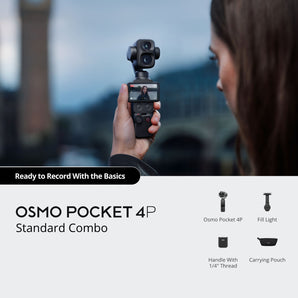 DJI Osmo Pocket 4P Standard Combo Handheld Gimbal Camera