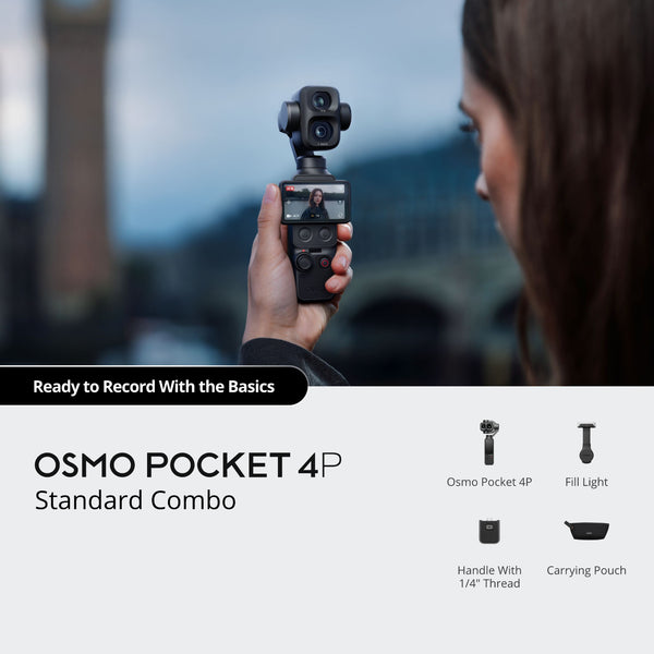 DJI Osmo Pocket 4P Standard Combo Handheld Gimbal Camera