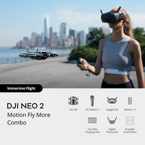 DJI Neo 2 Motion Fly More Combo 4K Camera Drone with RC Motion 3 & Goggles N3