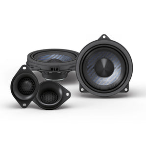 Alpine DP2-45C-B 2 Way Plug & Play 4" 10cm Component Speaker Set for BMW 50w RMS