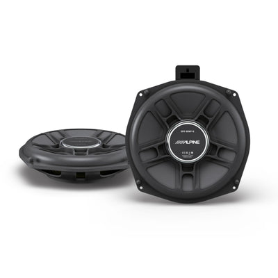 Alpine DP2-80WF-B Subs Plug & Play 8 Inch Underseat Subwoofers for BMW 100w RMS