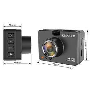 Kenwood DRV-A310W Dash Cam Front 1080p Full HD and HD Rear Camera 32GB Card - CEN