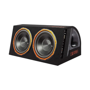 Edge EDB12TA 12 Inch Active Bass Twin Sub Subwoofer Ported Enclosure 600w RMS