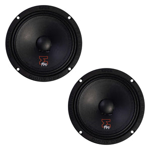 Edge DBX Series EDBXPRO6-E2 Pro Audio Midrange Speakers 6.5 Inch 175w RMS Pair
