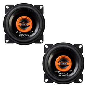 Edge Street Series EDST214-E6 2 Way Coaxial Speakers 4 Inch 40w RMS Pair
