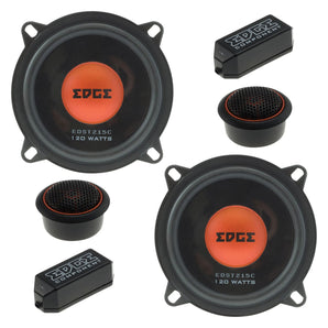Edge Street Series EDST215C-E6 2 Way Component Speakers 5.25 Inch 60w RMS Pair