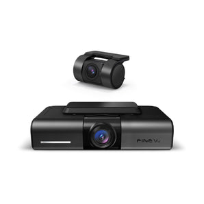 FineVu GX1100 2CH Dash Cam 2K QHD Front & QHD Rear Camera Includes 64GB Card - CEN