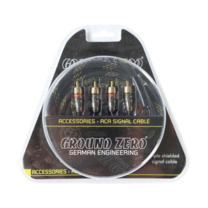 Ground Zero GZCC 3.0X-TP 3m Triple Shielded RCA Cable