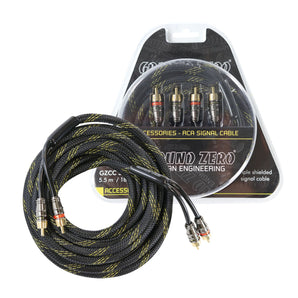 Ground Zero GZCC 5.5X-TP 5.5m Triple Shielded RCA Cable