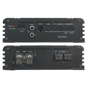 Ground Zero GZIA 1500.1 1 Channel Class D Amplifier 1530w