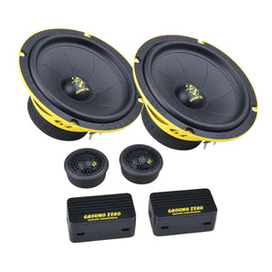 Ground Zero GZIC 165.2SPL 6.5″ 2 Way Component Kit 120w RMS