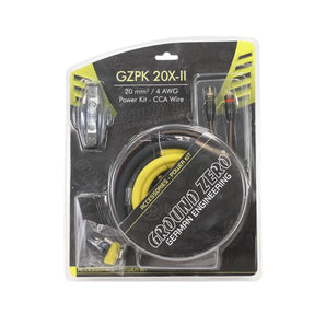 Ground Zero GZPK 20X-II 20mm² High Quality Cable Kit 4 AWG