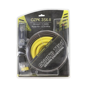 Ground Zero GZPK 35X-II 35mm² High Quality Cable Kit 2 AWG