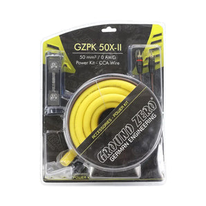 Ground Zero GZPK 50X-II 50mm² High Quality Cable Kit 0 AWG