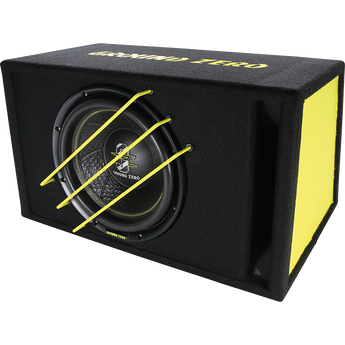 Ground Zero Radioactive GZRB 30SPL Vented 12" SPL Subwoofer Loaded Enclosure - CEN