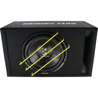 Ground Zero Radioactive GZRB 30SPL Vented 12" SPL Subwoofer Loaded Enclosure - CEN