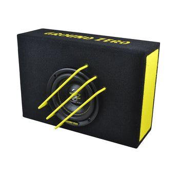 Ground Zero Radioactive GZRB 16SPL Vented 6.5" SPL Subwoofer Loaded Enclosure - CEN
