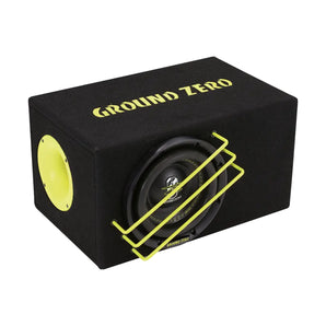 Ground Zero Radioactive GZRB 20SPL Vented 8" SPL Subwoofer Loaded Enclosure - CEN