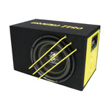 Ground Zero Radioactive GZRB 25SPL Vented 10" SPL Subwoofer Loaded Enclosure - CEN