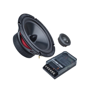 Ground Zero Radioactive GZRC 165.2SQX 6.5 Inch 2 Way SQ Component Speakers 120w - CEN