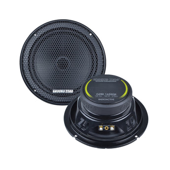 Ground Zero Radioactive GZRC 165.2SQX 6.5 Inch 2 Way SQ Component Speakers 120w - CEN