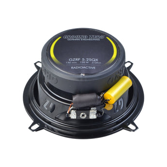 Ground Zero Radioactive GZRF 5.2SQX 5 Inch 2 Way Coaxial Speaker System 80w RMS - CEN