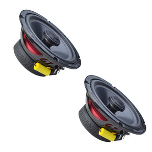 Ground Zero Radioactive GZRF 6.5SQX 6.5 Inch 2 Way Coaxial Speaker 100w RMS - CEN