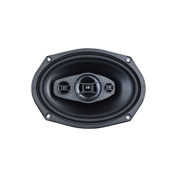 Ground Zero Radioactive GZRF 69SQX 6x9 Inch 3 Way Coaxial Speakers 130w RMS - CEN