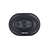 Ground Zero Radioactive GZRF 69SQX 6x9 Inch 3 Way Coaxial Speakers 130w RMS - CEN