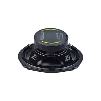 Ground Zero Radioactive GZRF 69SQX 6x9 Inch 3 Way Coaxial Speakers 130w RMS - CEN