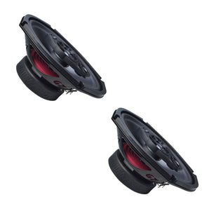 Ground Zero Radioactive GZRF 69SQX 6x9 Inch 3 Way Coaxial Speakers 130w RMS - CEN