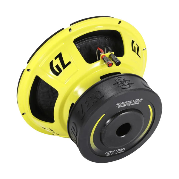 Ground Zero GZRW 12XSPL 12″ Dual 2 Ohm Subwoofer 1000w RMS