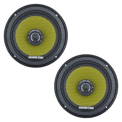 Ground Zero GZTF 6.5X 6.5″ 2 Way Coaxial Speakers 90w RMS