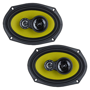 Ground Zero GZTF 69X 6x9″ 3 Way Coaxial Speakers 130w RMS