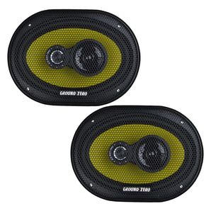 Ground Zero GZTF 69X 6x9″ 3 Way Coaxial Speakers 130w RMS