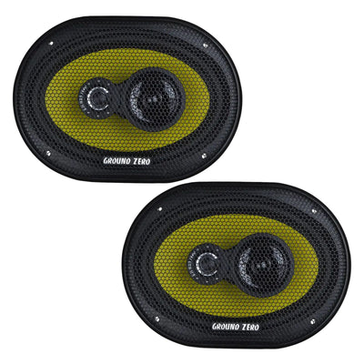 Ground Zero GZTF 69X 6x9″ 3 Way Coaxial Speakers 130w RMS