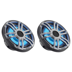 Hertz Marine HEX 6.5 S-LD-G 6.5 Inch 2 Way RGB LED Coaxial Speakers 50w RMS